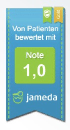 Jameda Note 1,0 – Von Patienten bewertet